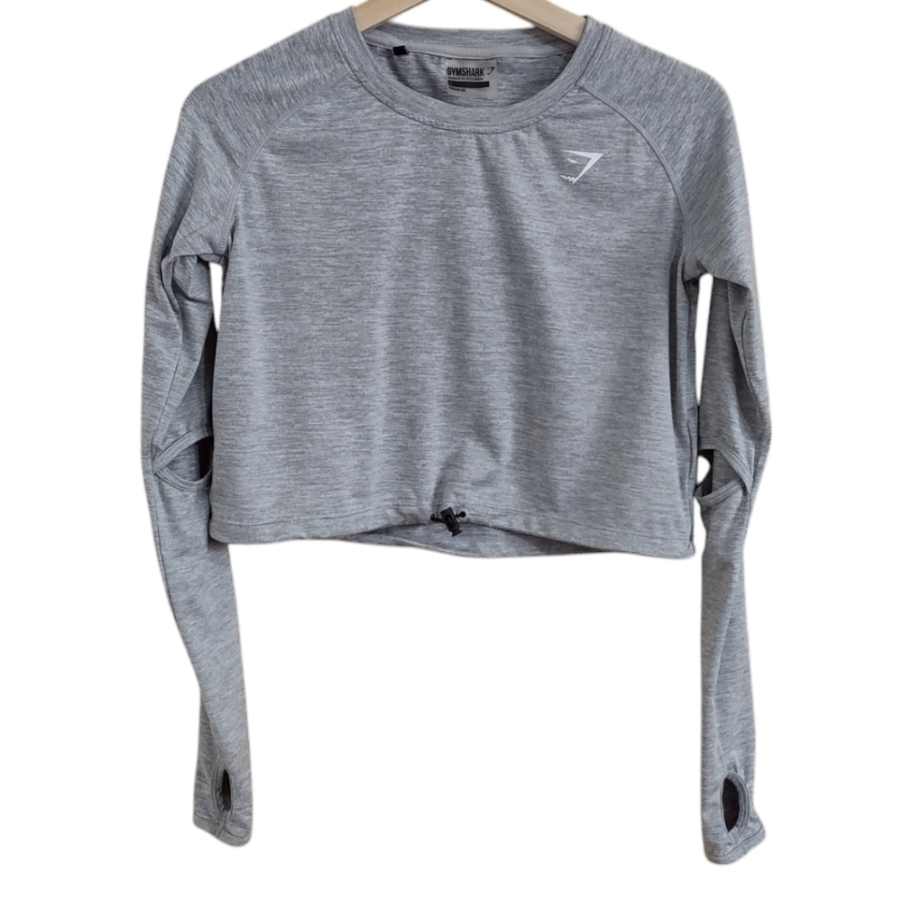 Gymshark Elbow Cut Out Cropped Top